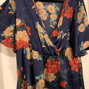 2X Midnight Blue Floral 🍭